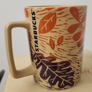 Starbucks 12oz Fall Leaves Mug